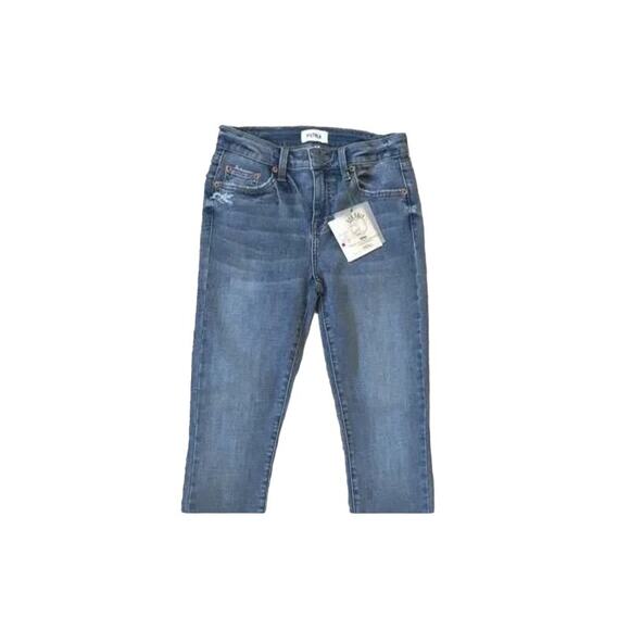 NWT Pistola Audrey Zenia Mid Rise Skinny Ankle Jeans 26 Medium Wash Blue #2905 - Picture 3 of 12